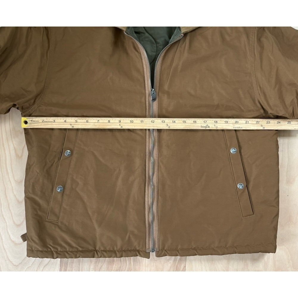 Lybro Nigel Cabourn Tank Jacket Mens 46 Military Nylon Insulated Bomber Tan - Picture 6 of 14